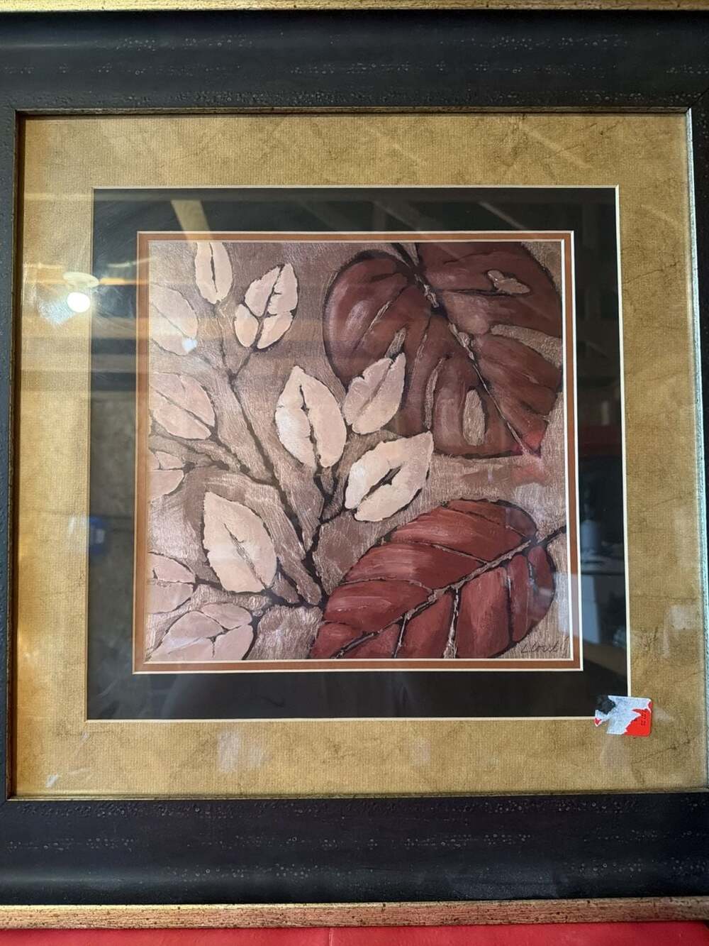 Indian Summer I Framed Botanical Leaf Wall Art by Lanie Loreth